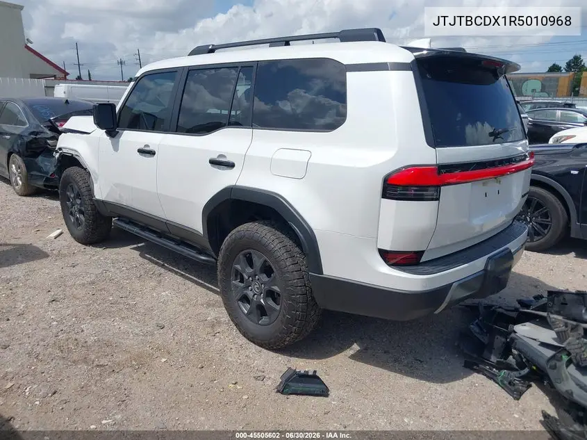 2024 Lexus Gx 550 Overtrail VIN: JTJTBCDX1R5010968 Lot: 45505602