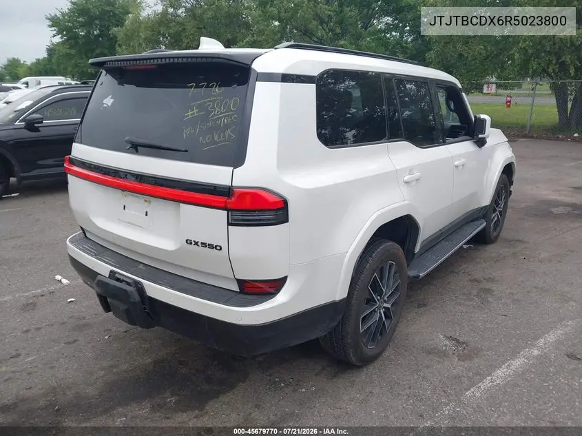 2024 Lexus Gx 550 Premium+ VIN: JTJTBCDX6R5023800 Lot: 45679770