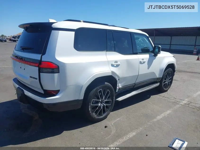 2026 Lexus Gx 550 Premium+ VIN: JTJTBCDX5T5069528 Lot: 45520516
