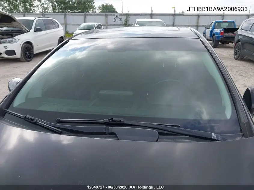 2010 Lexus Hs 250H Premium/Premium Luxury VIN: JTHBB1BA9A2006933 Lot: 12640727