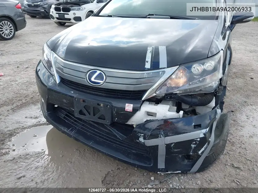 2010 Lexus Hs 250H Premium/Premium Luxury VIN: JTHBB1BA9A2006933 Lot: 12640727