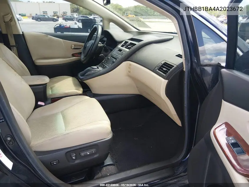 2010 Lexus Hs 250H Premium VIN: JTHBB1BA4A2023672 Lot: 45159806