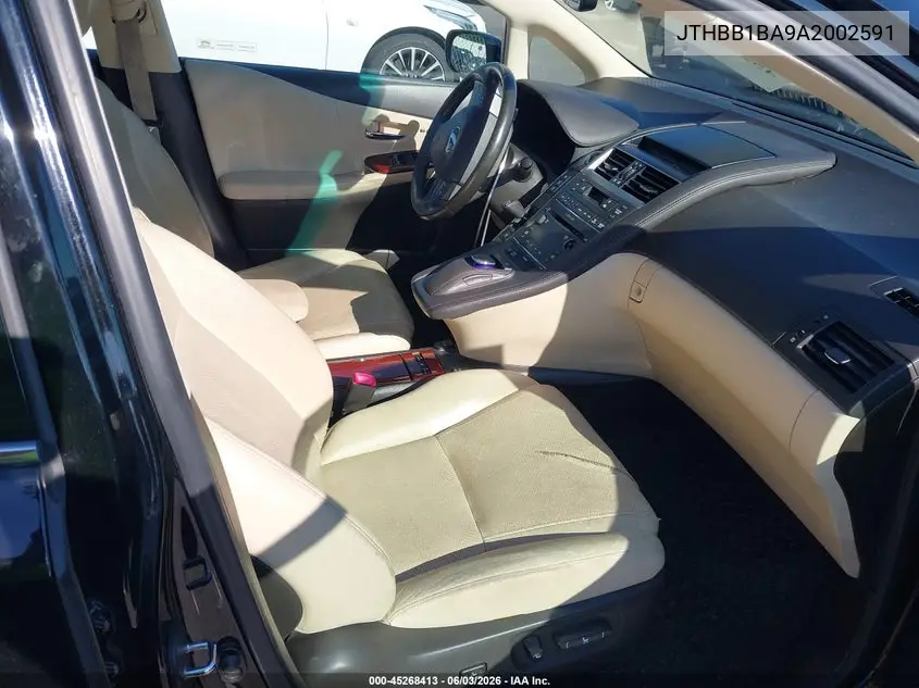 2010 Lexus Hs 250H Premium VIN: JTHBB1BA9A2002591 Lot: 45268413