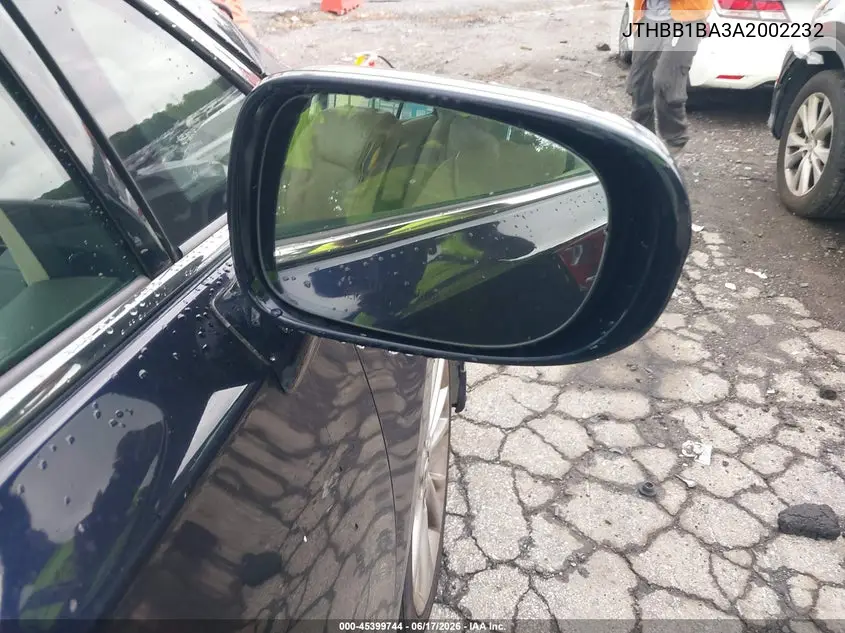 2010 Lexus Hs 250H Premium VIN: JTHBB1BA3A2002232 Lot: 45399744