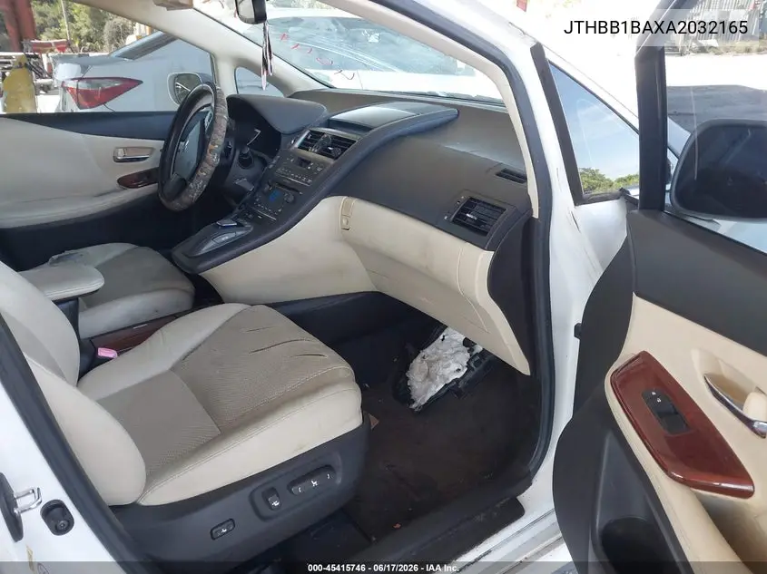 2010 Lexus Hs 250H Premium VIN: JTHBB1BAXA2032165 Lot: 45415746