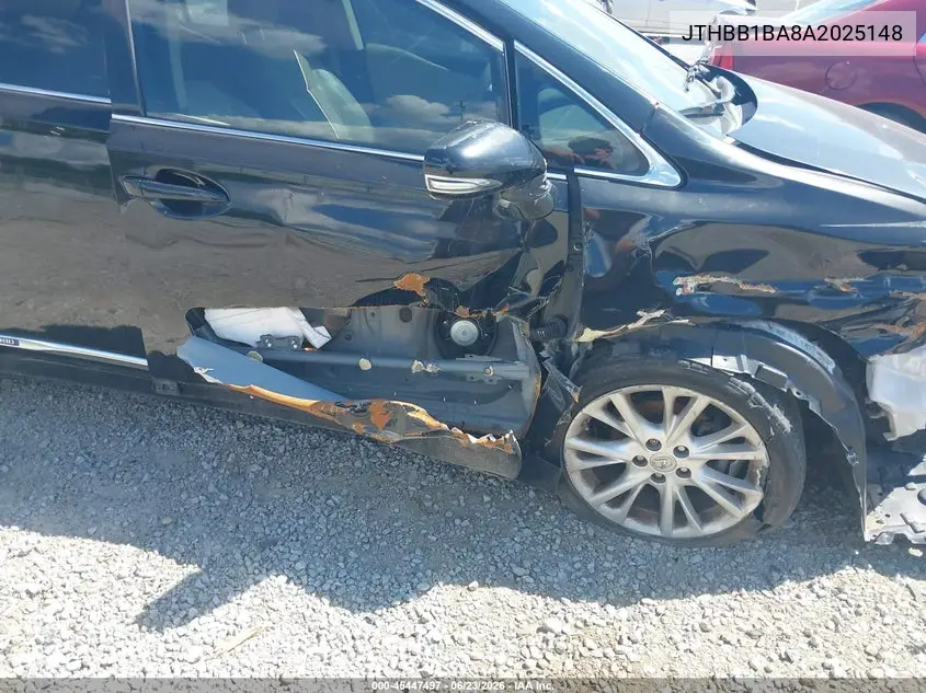 2010 Lexus Hs 250H Premium VIN: JTHBB1BA8A2025148 Lot: 45447497