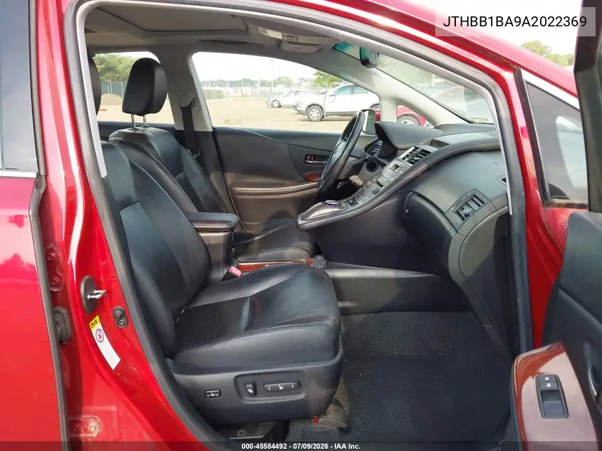 2010 Lexus Hs 250H Premium VIN: JTHBB1BA9A2022369 Lot: 45584492