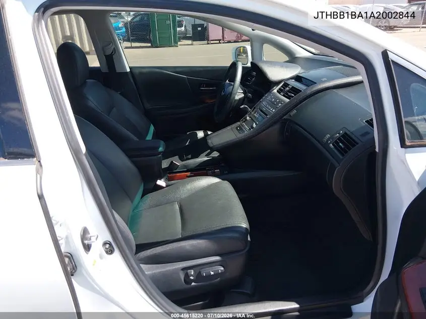 2010 Lexus Hs 250H Premium VIN: JTHBB1BA1A2002844 Lot: 45615220