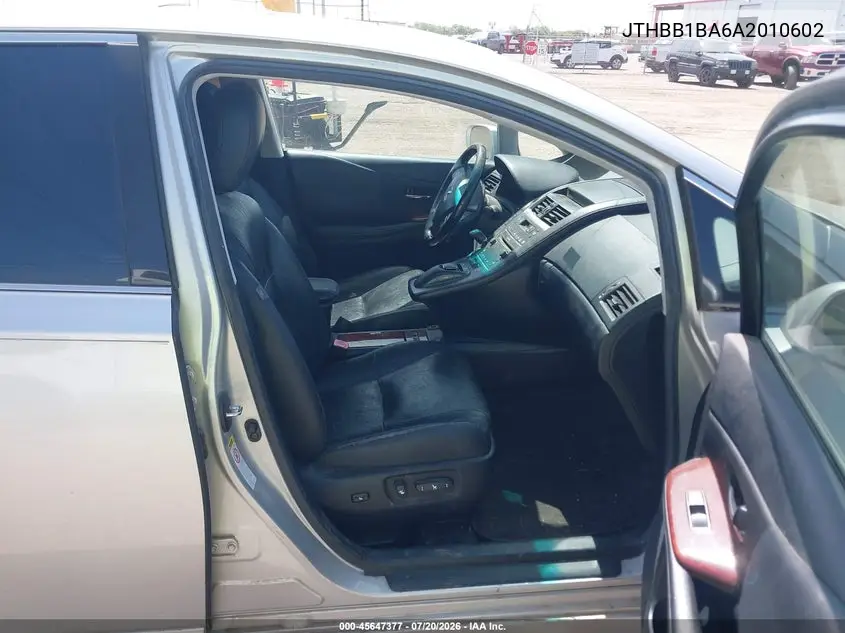 2010 Lexus Hs 250H Premium VIN: JTHBB1BA6A2010602 Lot: 45647377