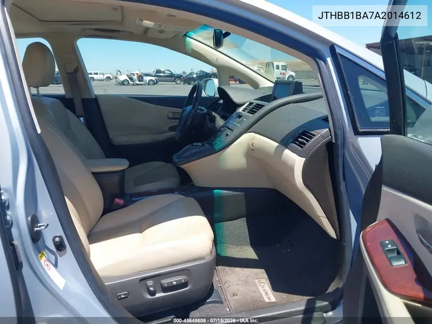 2010 Lexus Hs 250H Premium VIN: JTHBB1BA7A2014612 Lot: 45648606