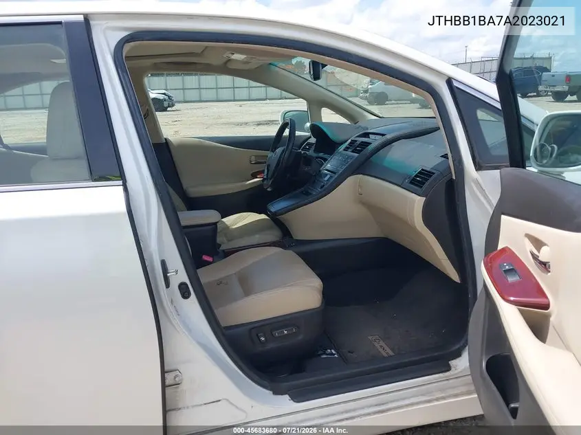 2010 Lexus Hs 250H VIN: JTHBB1BA7A2023021 Lot: 45683680