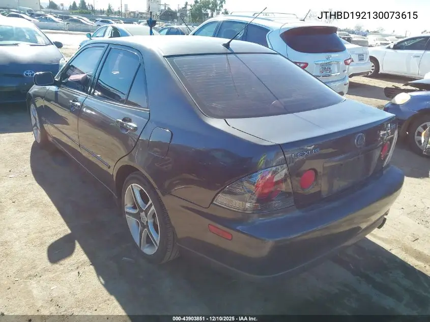 JTHBD192130073615 2003 Lexus Is 300