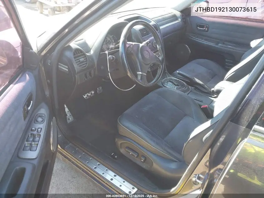 JTHBD192130073615 2003 Lexus Is 300