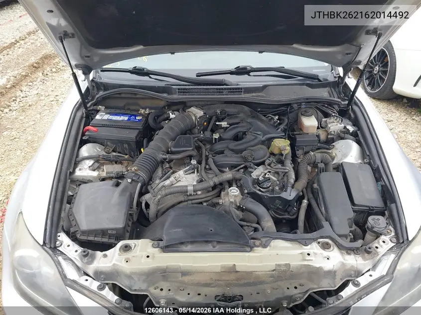 JTHBK262162014492 2006 Lexus Is 250