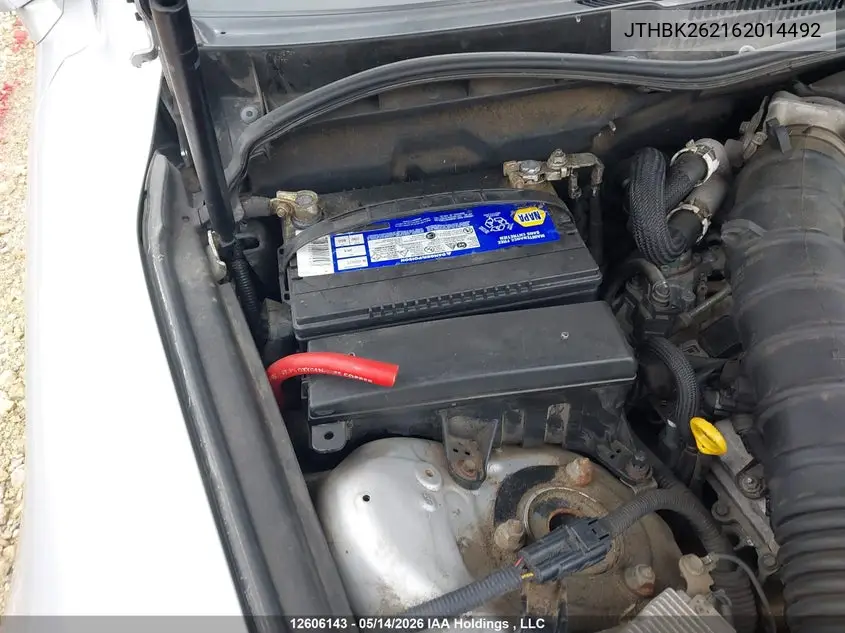 JTHBK262162014492 2006 Lexus Is 250