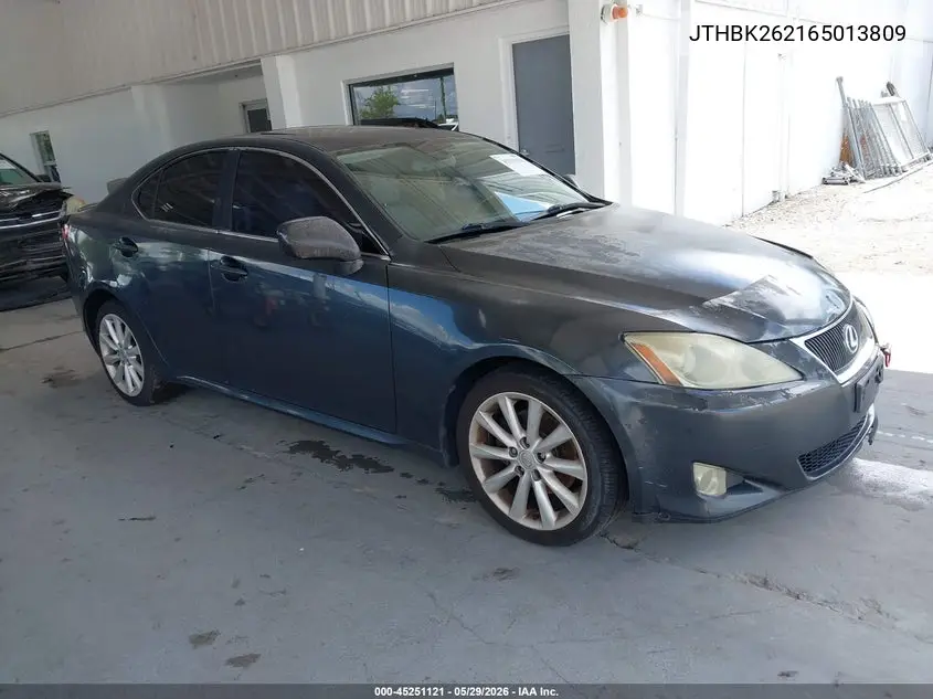 2006 Lexus Is 250 VIN: JTHBK262165013809 Lot: 45251121