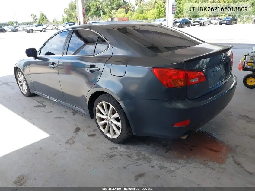 2006 Lexus Is 250 VIN: JTHBK262165013809 Lot: 45251121
