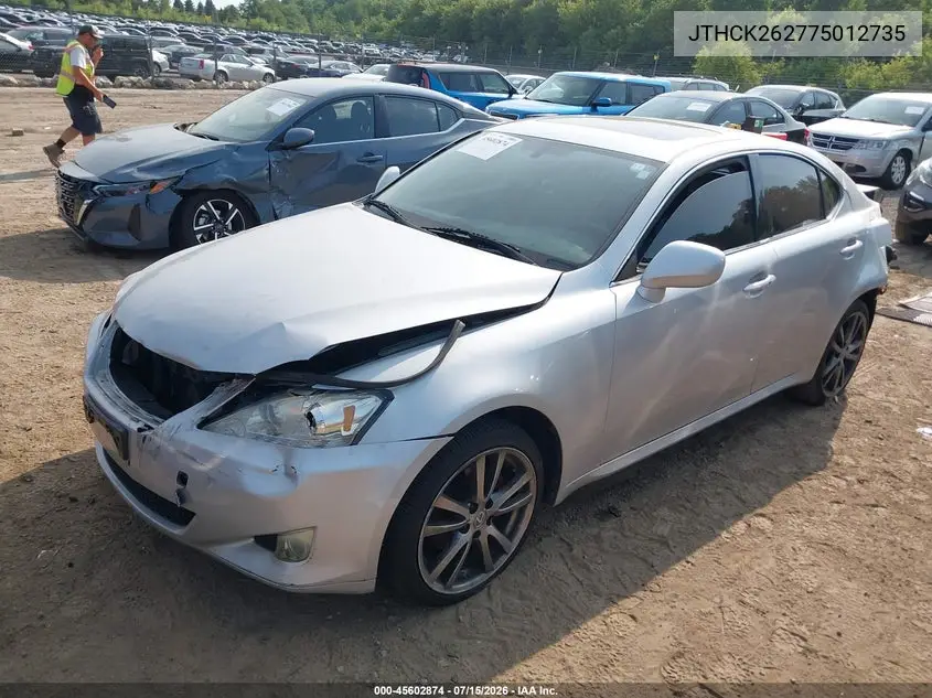 2007 Lexus Is 250 VIN: JTHCK262775012735 Lot: 45602874