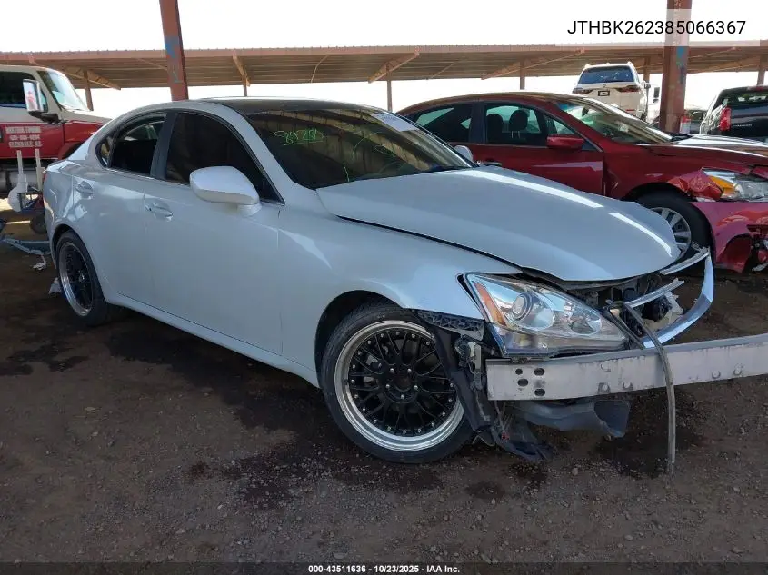 JTHBK262385066367 2008 Lexus Is 250