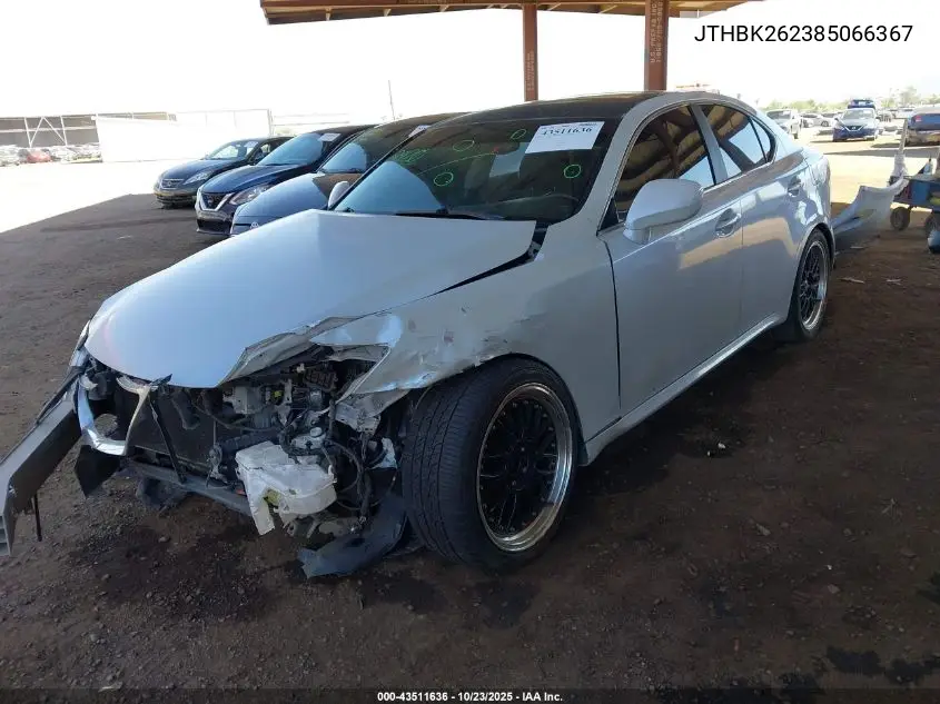 JTHBK262385066367 2008 Lexus Is 250
