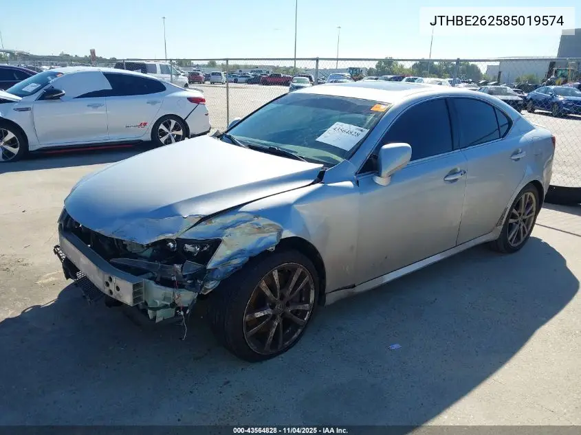 JTHBE262585019574 2008 Lexus Is 350