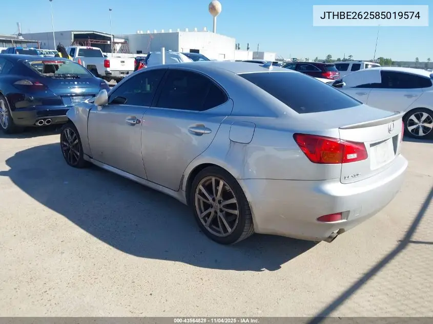 JTHBE262585019574 2008 Lexus Is 350