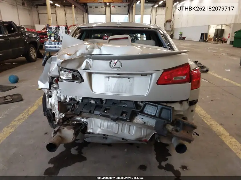 JTHBK262182079717 2008 Lexus Is 250