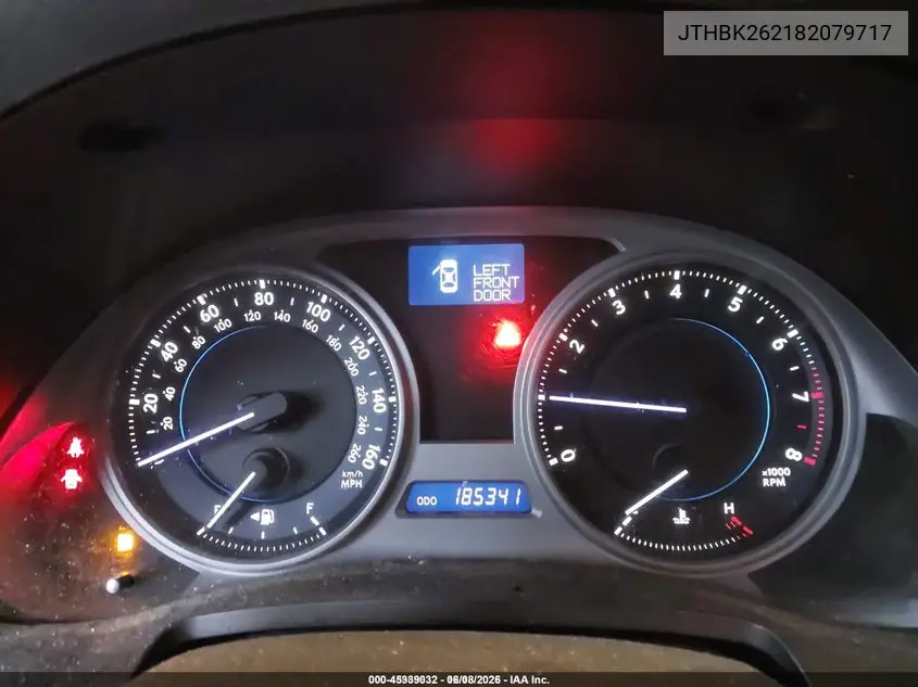 JTHBK262182079717 2008 Lexus Is 250