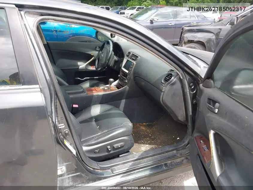 2008 Lexus Is 250 VIN: JTHBK262185062317 Lot: 45356493