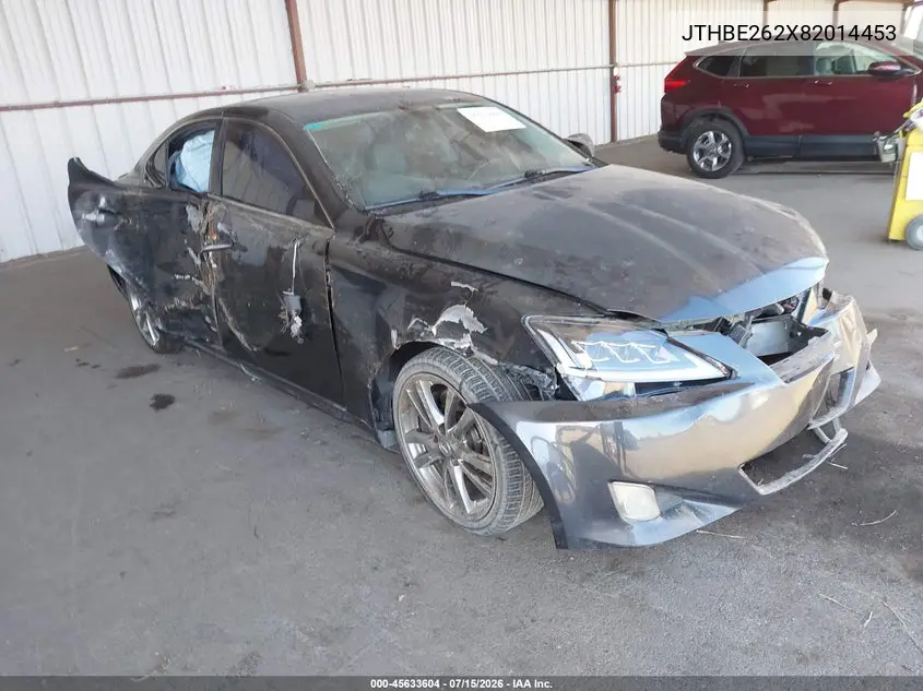 2008 Lexus Is 350 VIN: JTHBE262X82014453 Lot: 45633604
