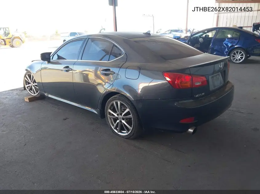 2008 Lexus Is 350 VIN: JTHBE262X82014453 Lot: 45633604
