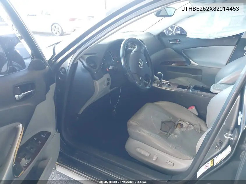2008 Lexus Is 350 VIN: JTHBE262X82014453 Lot: 45633604