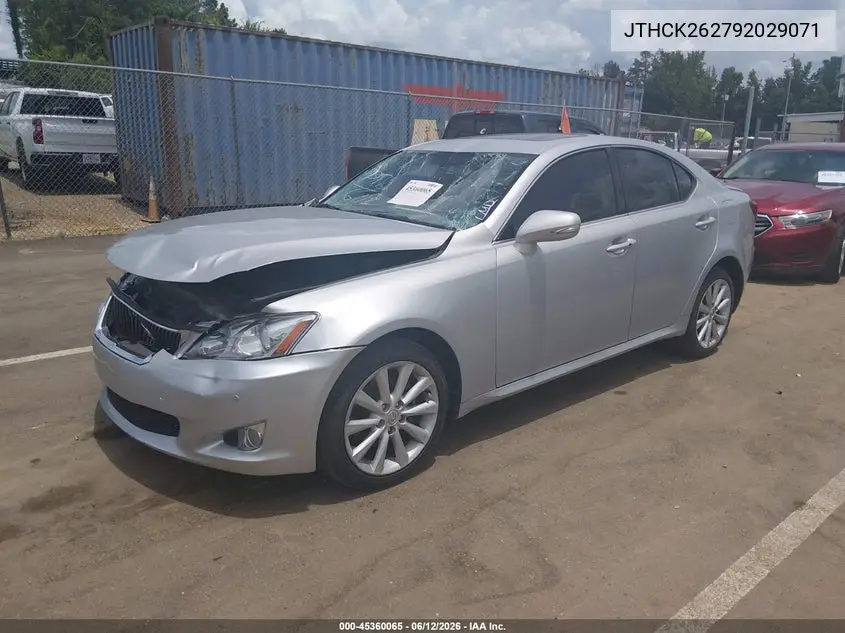 2009 Lexus Is 250 VIN: JTHCK262792029071 Lot: 45360065