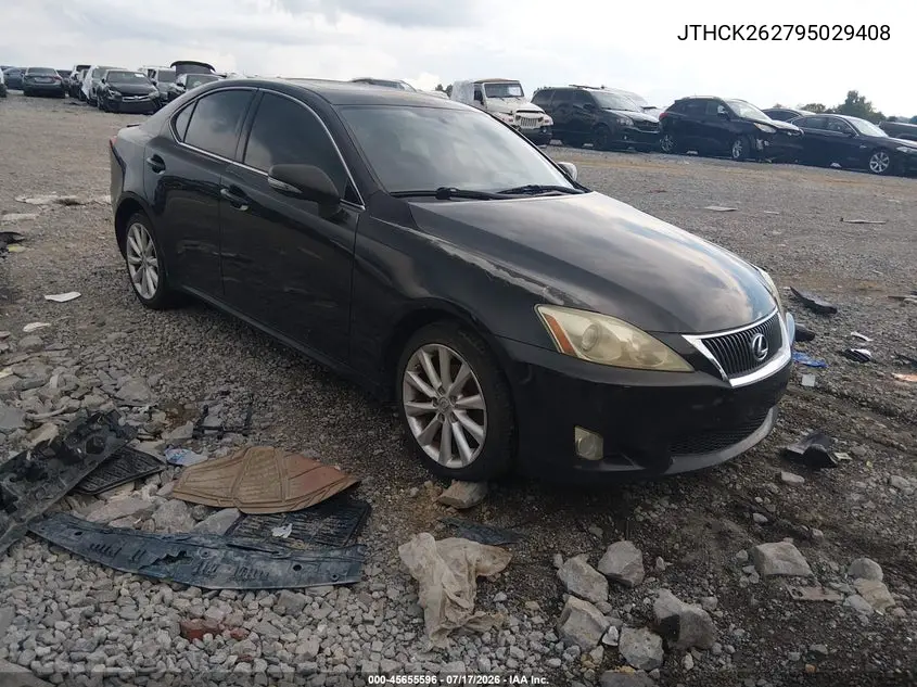 2009 Lexus Is 250 VIN: JTHCK262795029408 Lot: 45655596