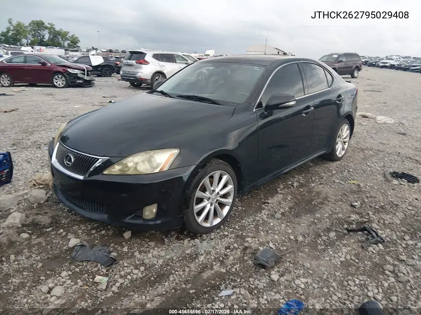 2009 Lexus Is 250 VIN: JTHCK262795029408 Lot: 45655596