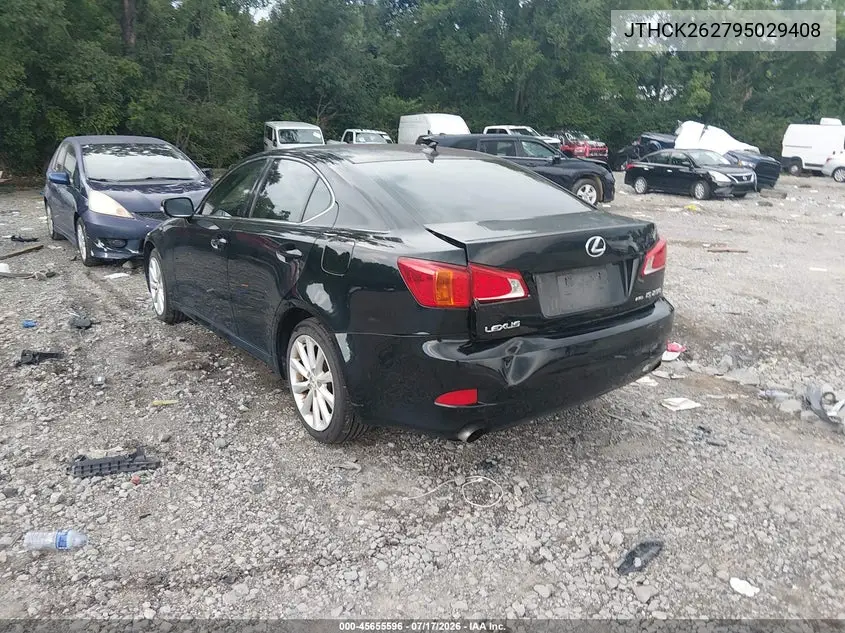 2009 Lexus Is 250 VIN: JTHCK262795029408 Lot: 45655596