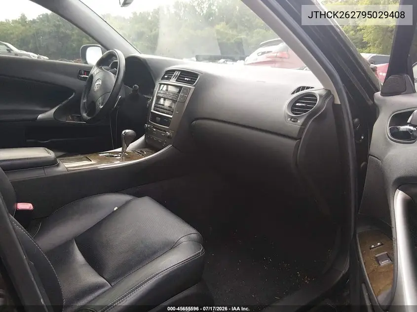 2009 Lexus Is 250 VIN: JTHCK262795029408 Lot: 45655596