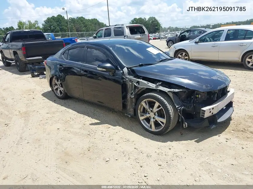2009 Lexus Is 250 VIN: JTHBK262195091785 Lot: 45672222