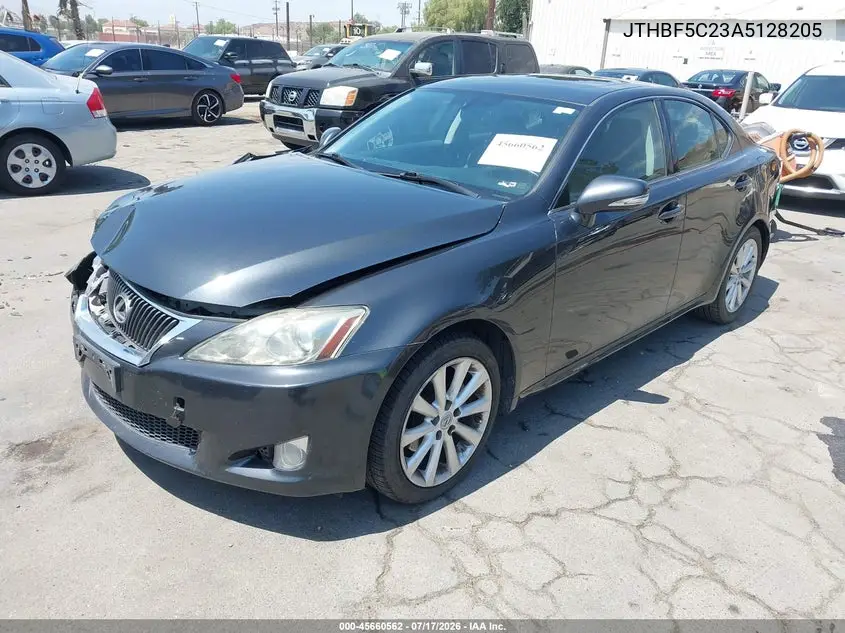 2010 Lexus Is 250 VIN: JTHBF5C23A5128205 Lot: 45660562