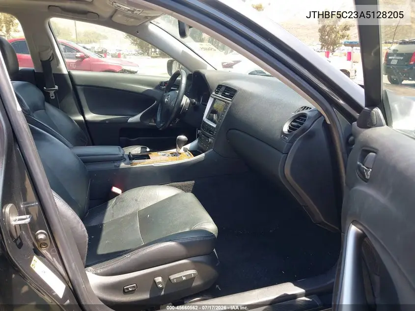 2010 Lexus Is 250 VIN: JTHBF5C23A5128205 Lot: 45660562