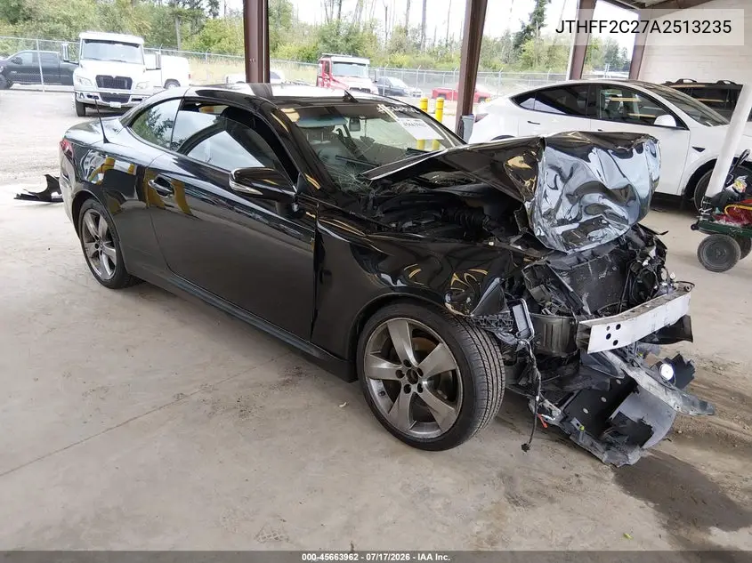 2010 Lexus Is 250C VIN: JTHFF2C27A2513235 Lot: 45663962