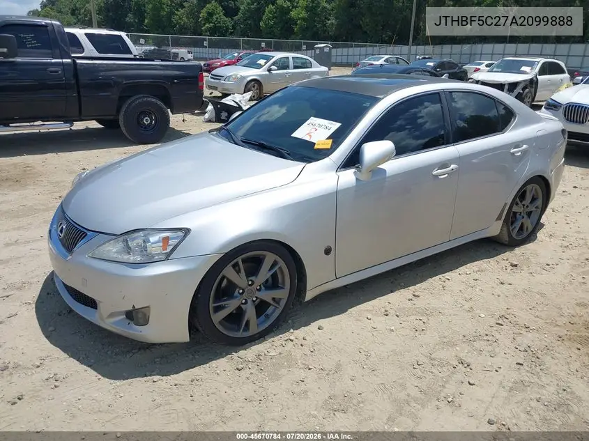 2010 Lexus Is 250 VIN: JTHBF5C27A2099888 Lot: 45670784
