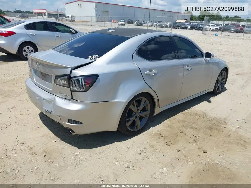 2010 Lexus Is 250 VIN: JTHBF5C27A2099888 Lot: 45670784