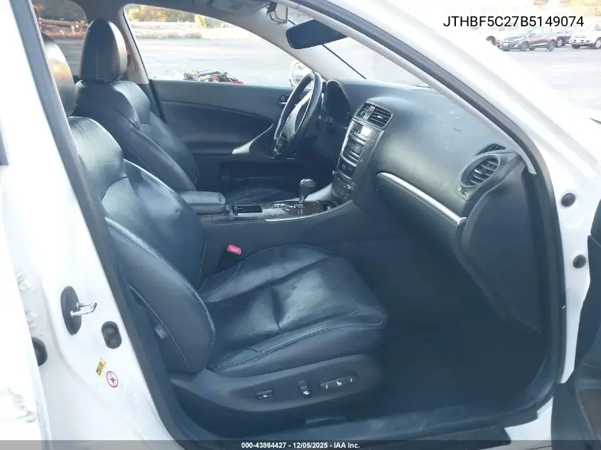 JTHBF5C27B5149074 2011 Lexus Is 250