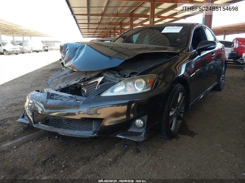 2011 Lexus Is 250 VIN: JTHBF5C24B5154698 Lot: 45235123