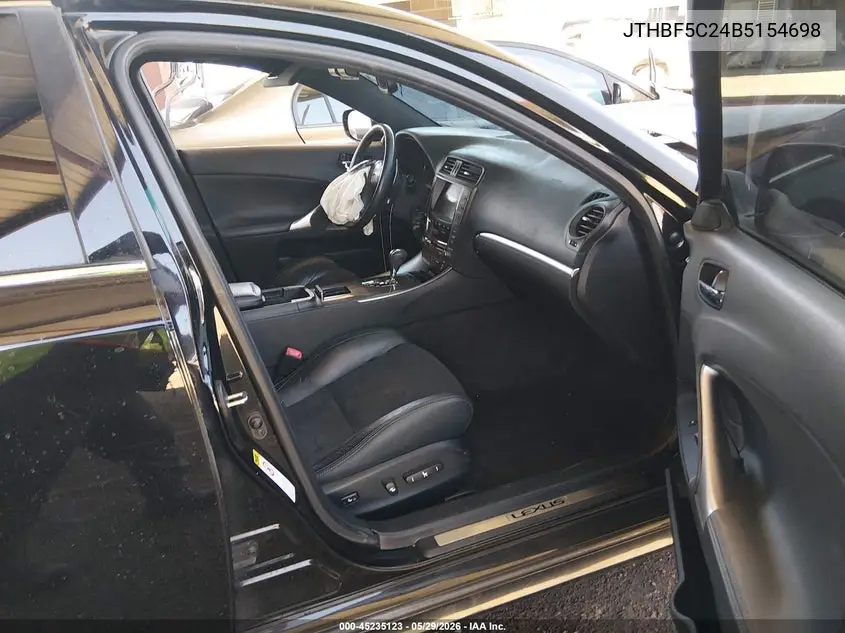 2011 Lexus Is 250 VIN: JTHBF5C24B5154698 Lot: 45235123