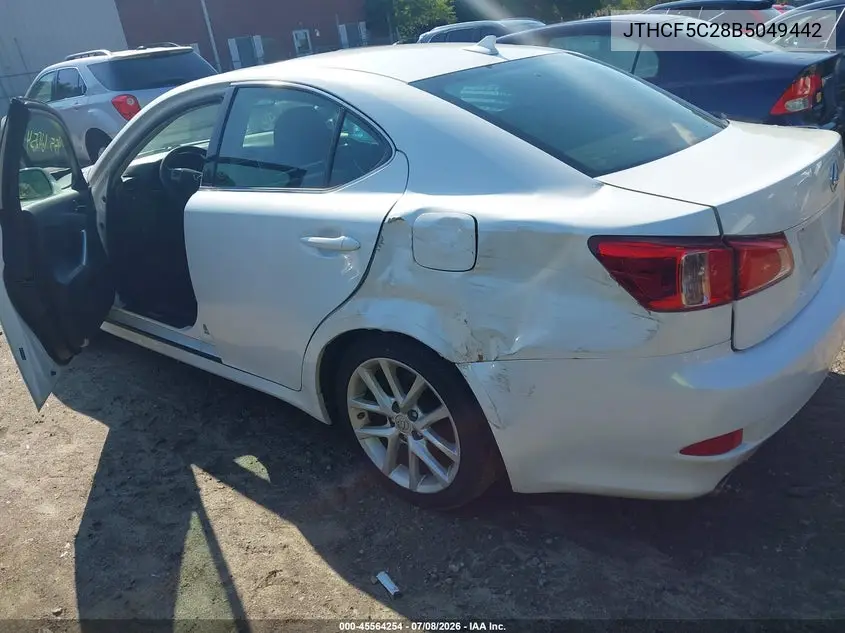 2011 Lexus Is 250 VIN: JTHCF5C28B5049442 Lot: 45564254