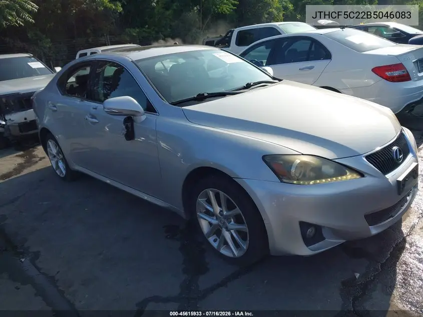 2011 Lexus Is 250 VIN: JTHCF5C22B5046083 Lot: 45615933