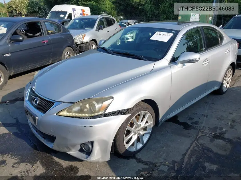 2011 Lexus Is 250 VIN: JTHCF5C22B5046083 Lot: 45615933