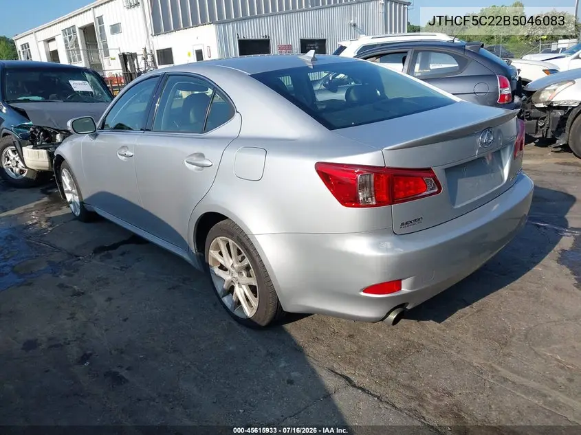 2011 Lexus Is 250 VIN: JTHCF5C22B5046083 Lot: 45615933